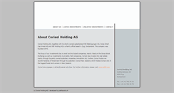 Desktop Screenshot of corisol.com